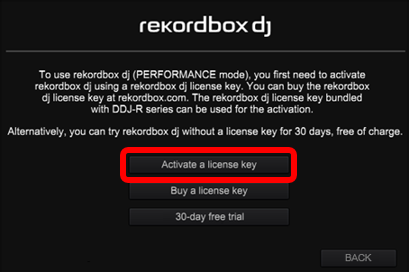 rekordbox license key